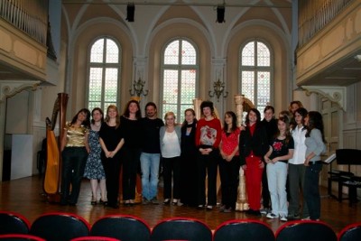 Parma, Academic Year 2008/2009 // Emanuela Degli Esposti's Harp class at Conservatorio &quot;Arrigo Boito&quot;.
