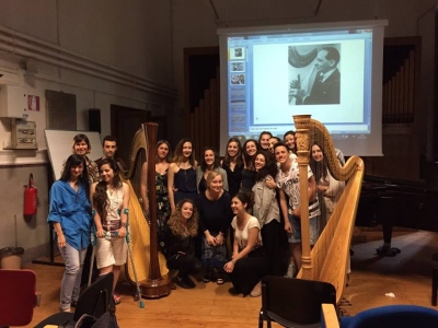 Emanuela Degli Esposti's harp class, Conservatorio A. Boito, Parma, Academic Year 2015/2016