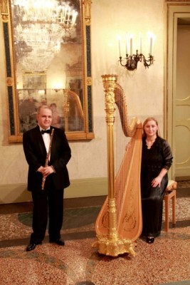 Emanuela Degli Esposti with Nicola Guidetti (flute)