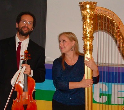Emanuela Degli Esposti with Oliviero Ferri (viola)